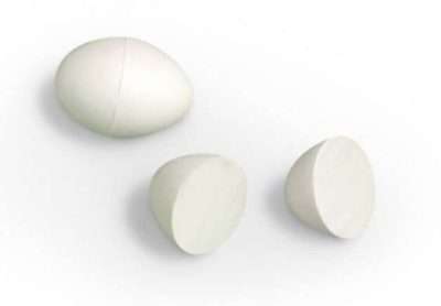 solid plastic egg